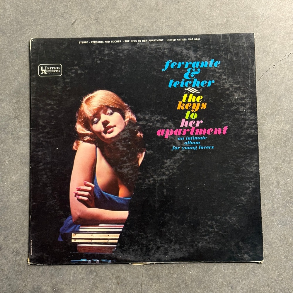 Ferrante and Teicher The Keys to Her Apartment Vinyl LP United Artists UAS 6247